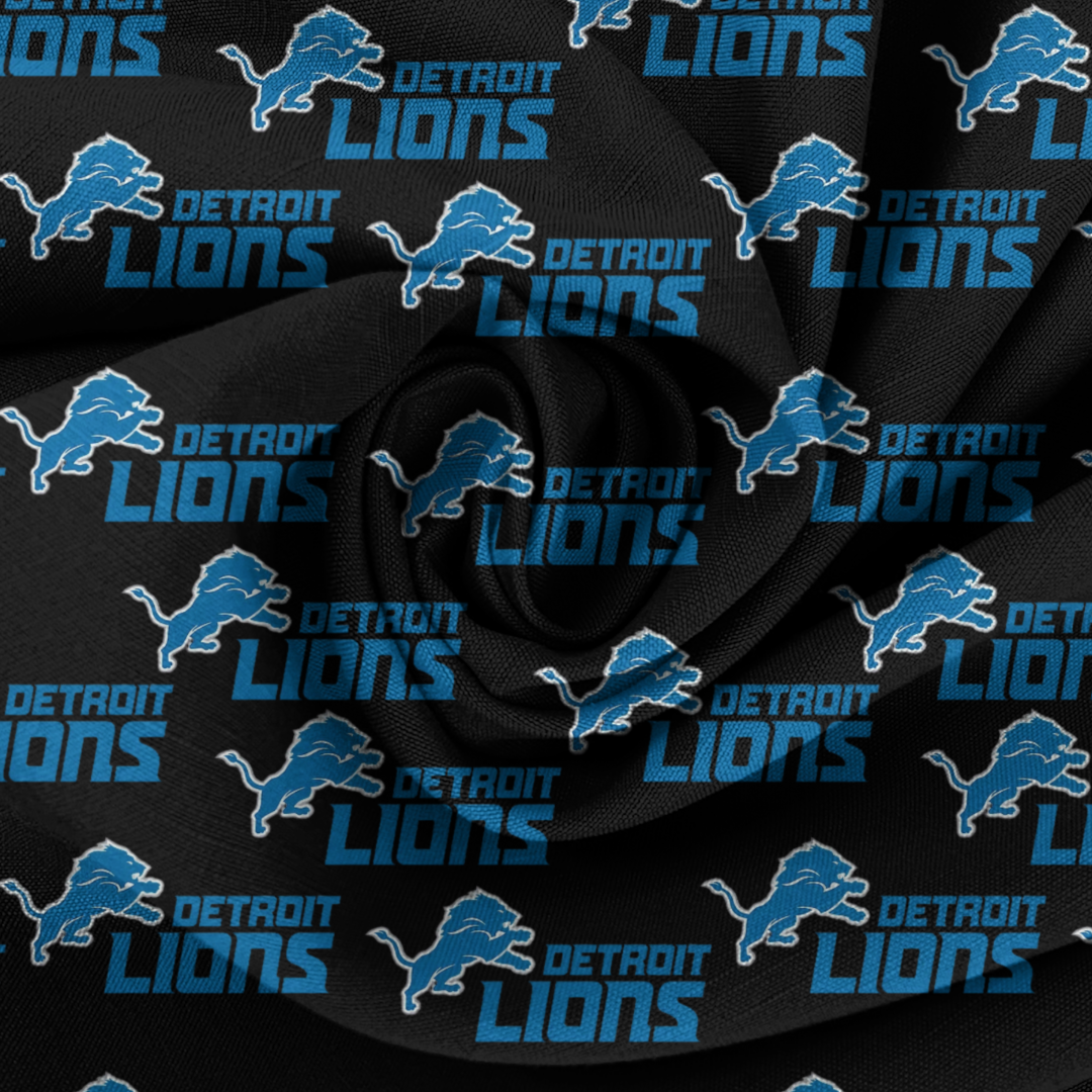 Detroit Lions black baby bummies, skirt, Headwrap or flare pants