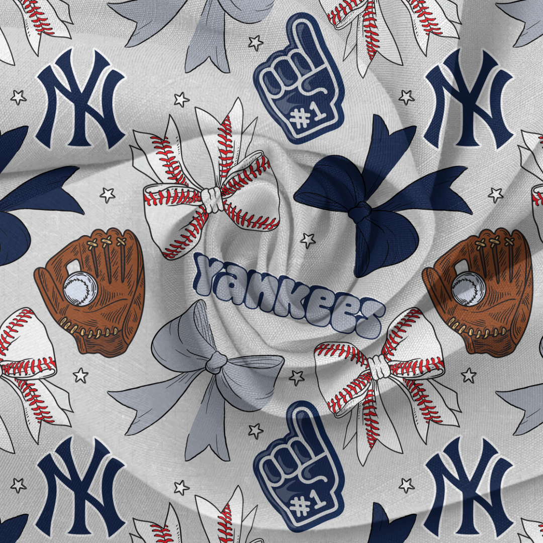 New York Yankees baby bummie and headwrap