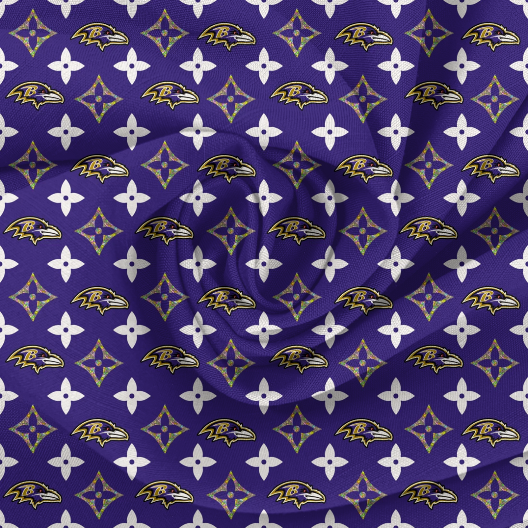 Baltimore Ravens Boujee baby bummies, skirt, flare pants or headwrap