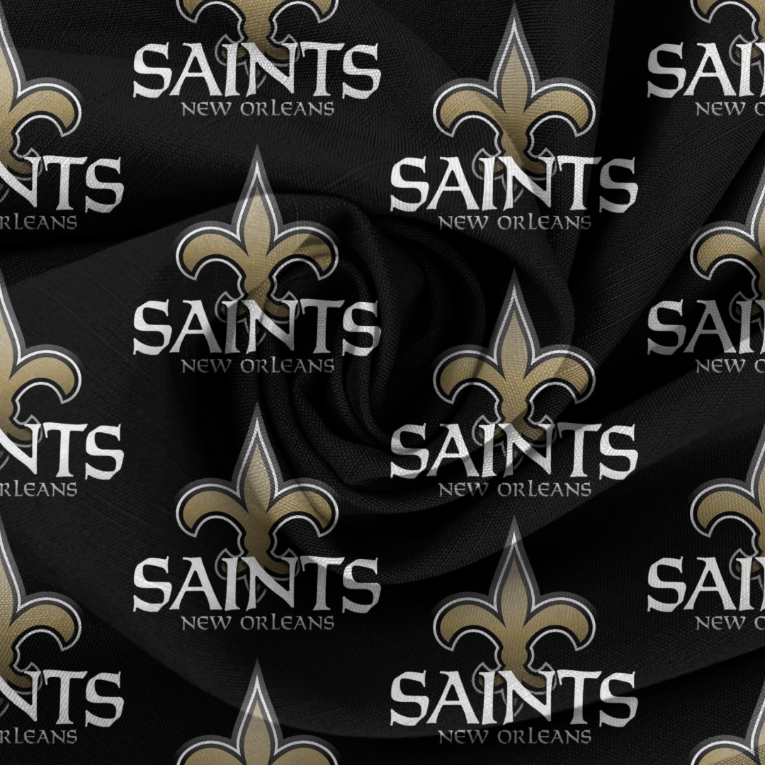 New Orleans Saints, baby bummies, skirt, flare pants or headwrap