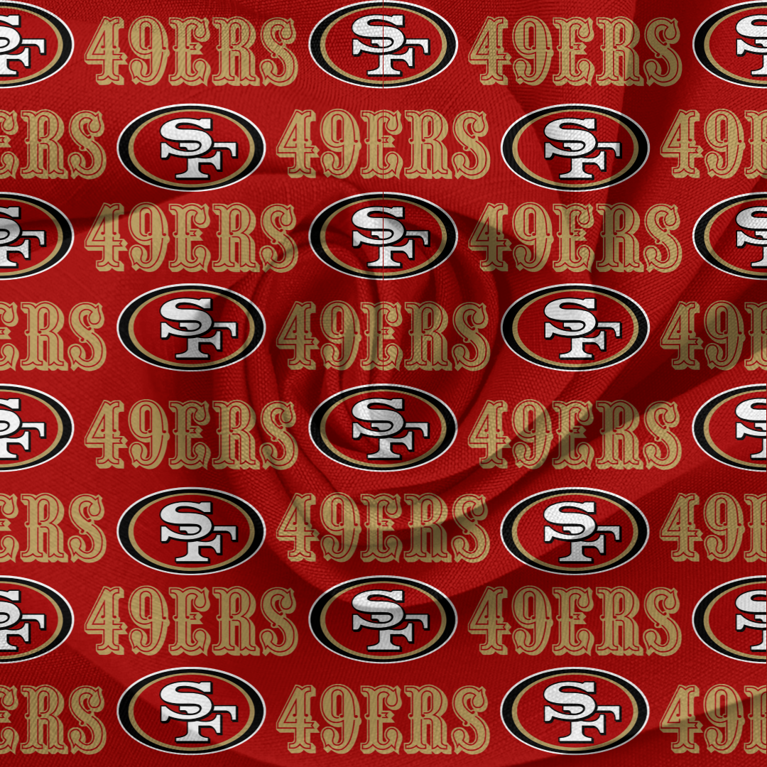 San Francisco 49ers baby bummies, skirt, Headwrap or flare pants