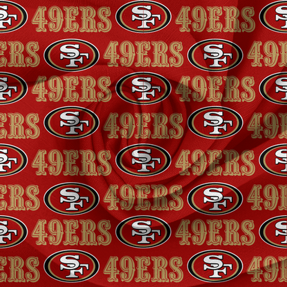 San Francisco 49ers baby bummies, skirt, Headwrap or flare pants
