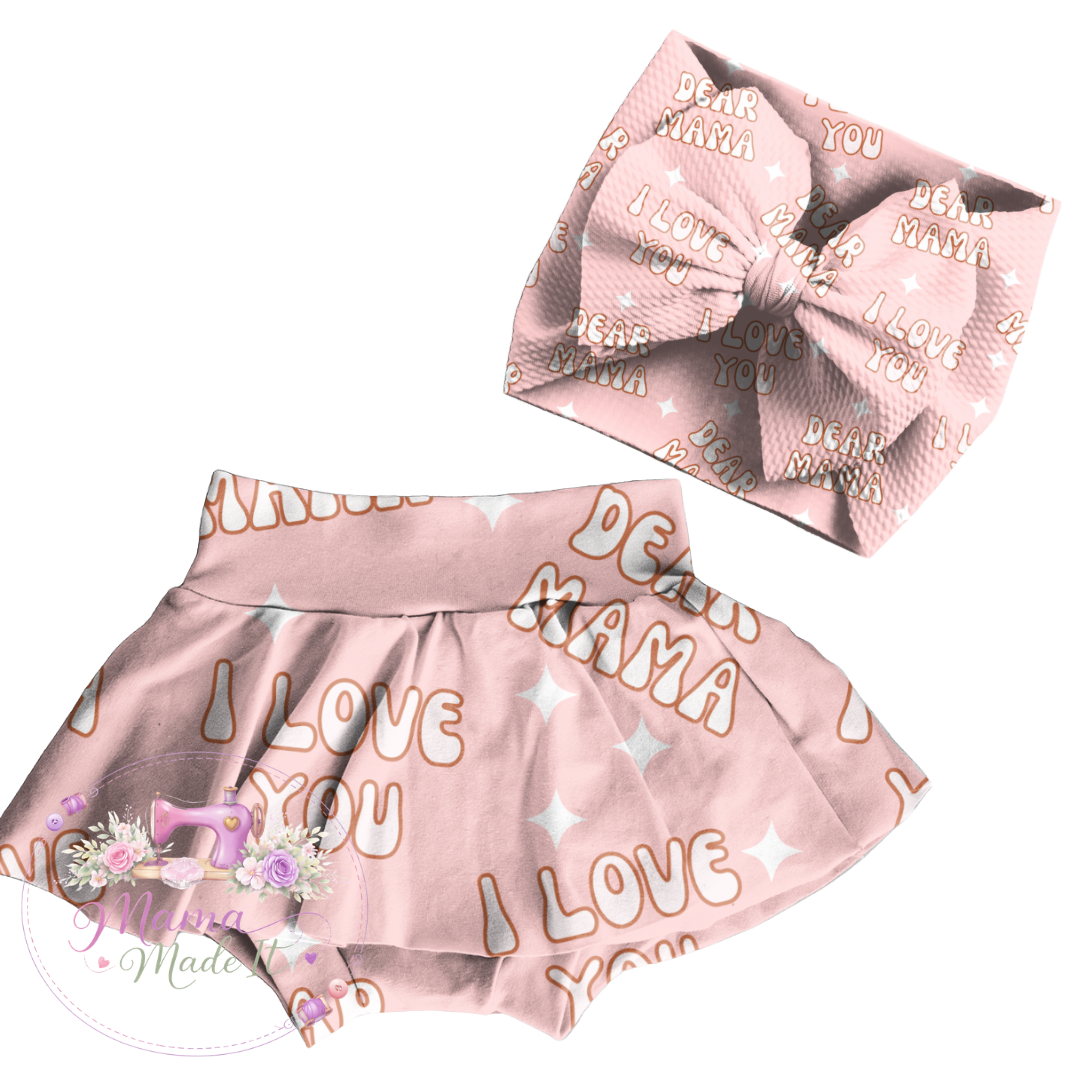 Mothers Day Bummies, skirt or Flare Pants