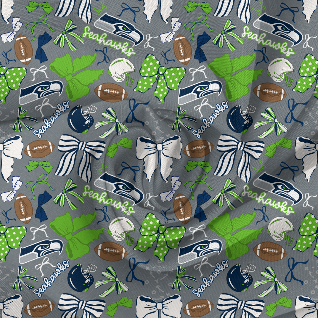 Seattle Seahawks baby bummies, skirt, flare pants or headwrap