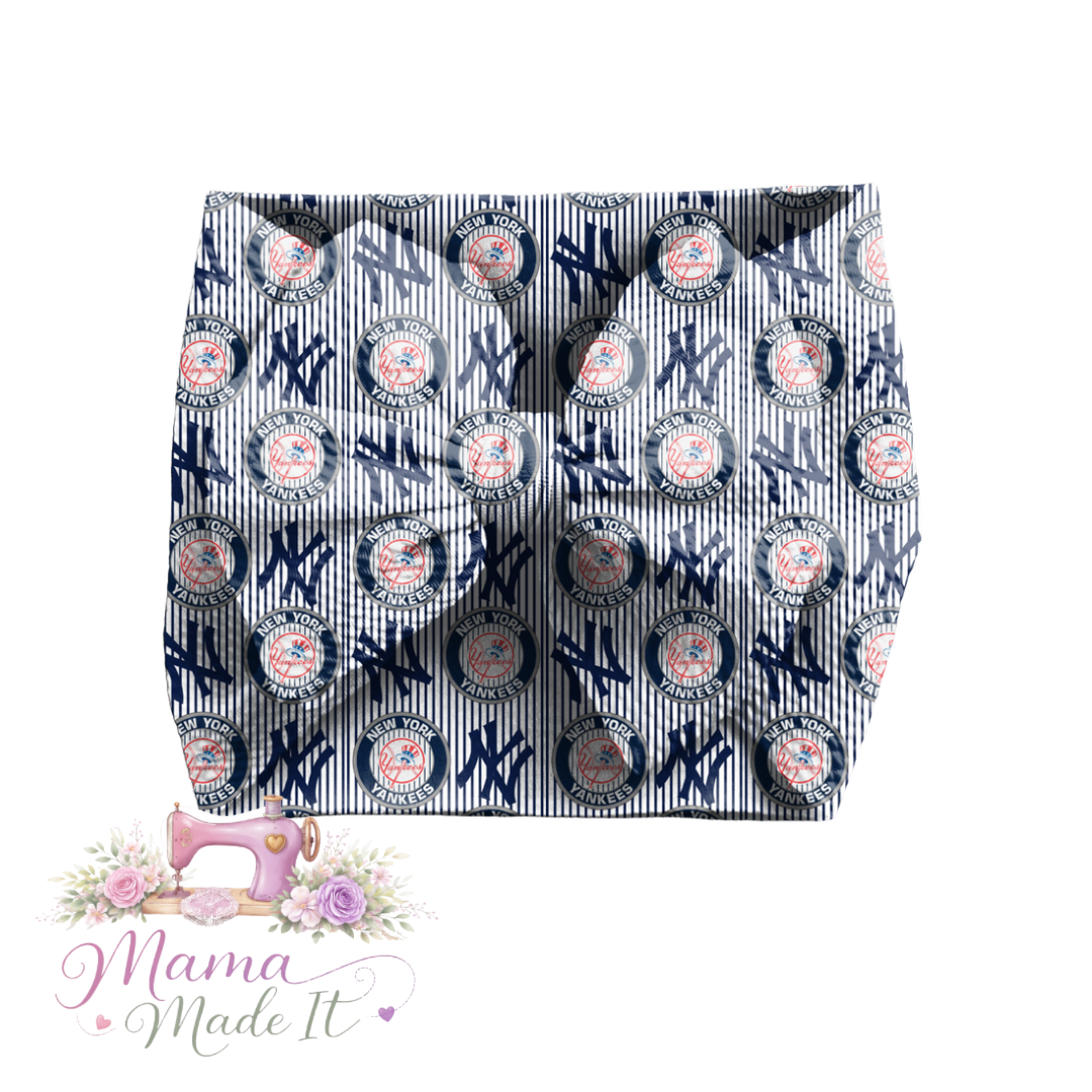 New York Yankees baby bummies, skirt, flare pants or headwrap