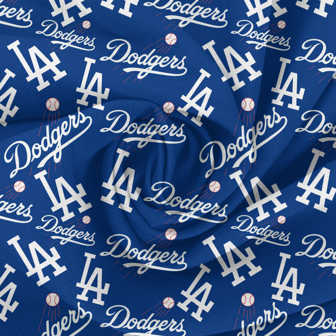 Dodgers baby bummies, skirt, flare pants or headwrap
