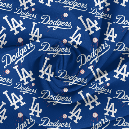Dodgers baby bummies, skirt, flare pants or headwrap
