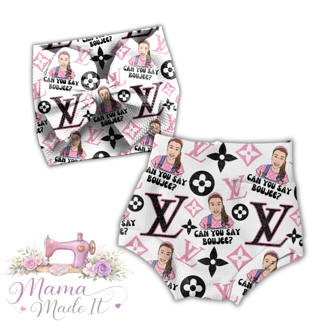 Boujee Ms Rachel Bummie, Flare pants or  Headwrap bow