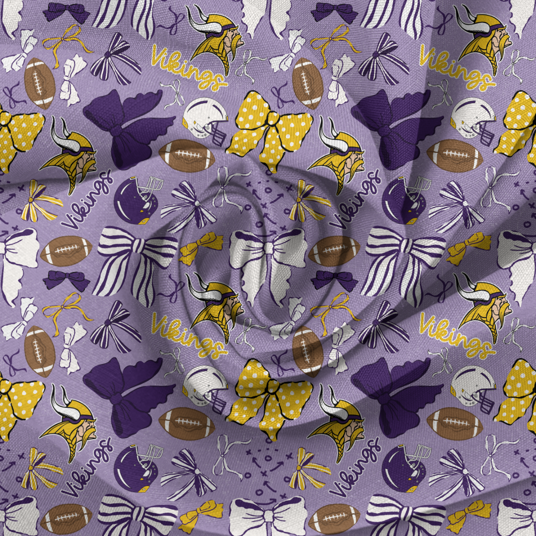 Vikings baby bummies, skirt, Headwrap or flare pants