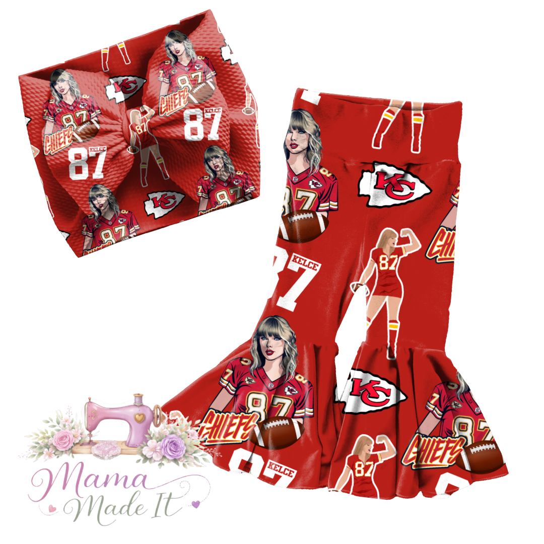 Taylor Swift and KC baby bummies, skirt, Headwrap or flare pants