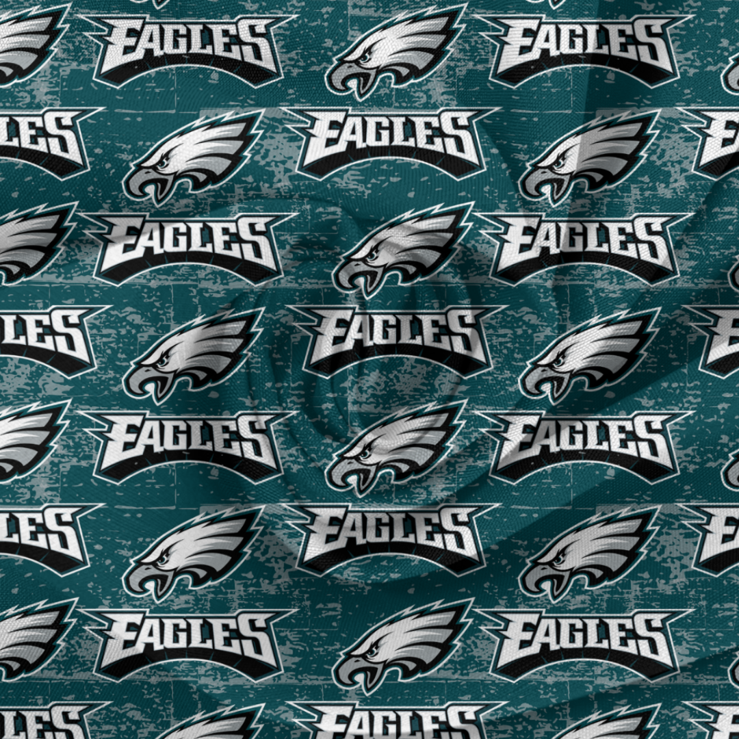 Philadelphia Eagles, baby bummies, skirt, flare pants or headwrap