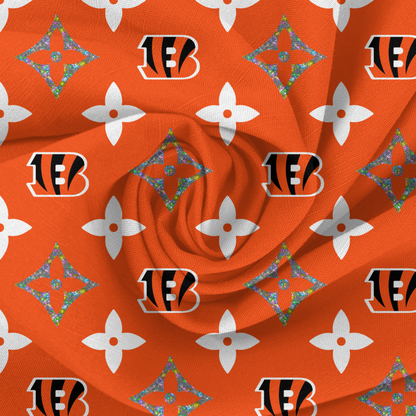 Cincinnati Bengals boujee baby bummies and headwrap
