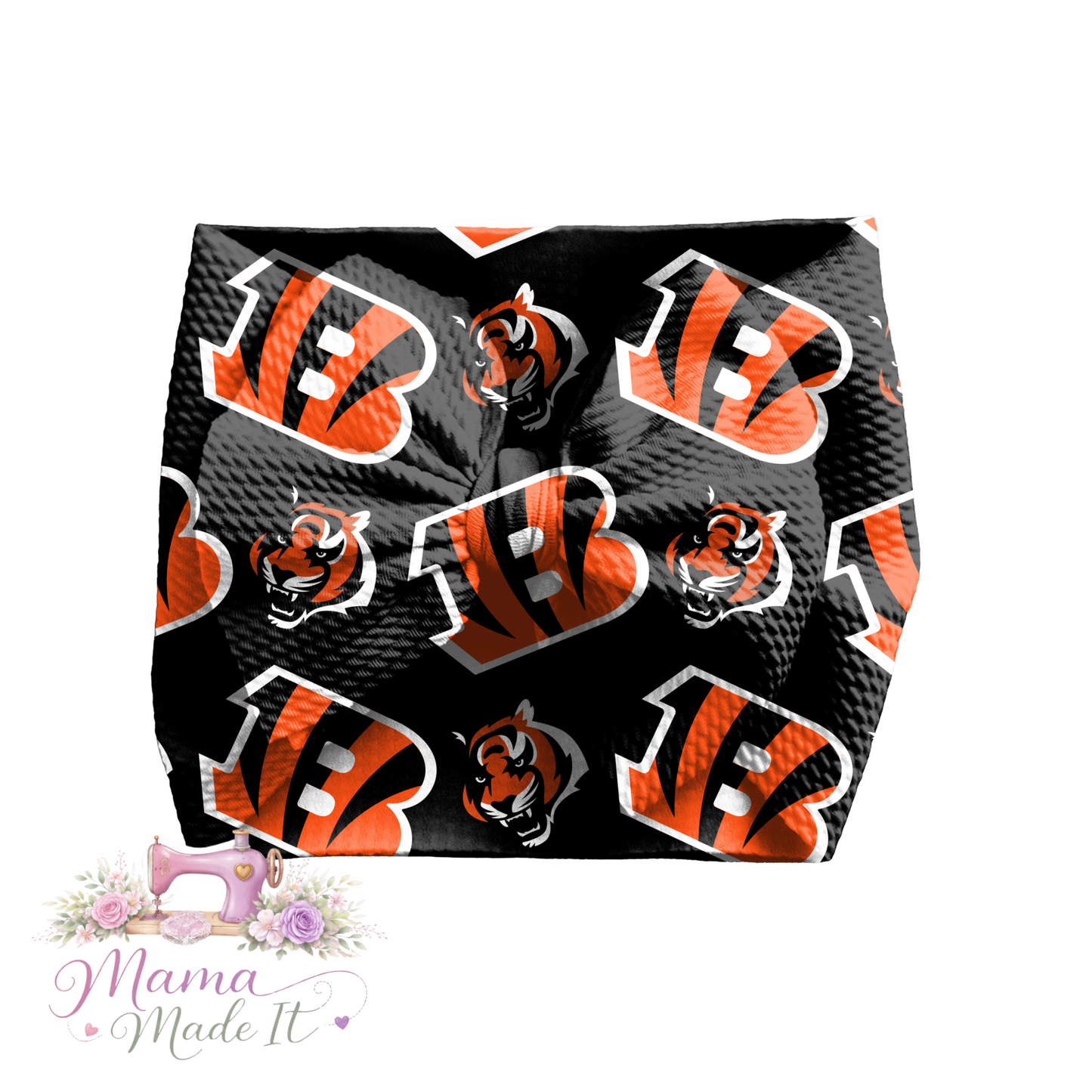 Cincinnati Bengals, baby bummies, skirt, Headwrap or flare pants