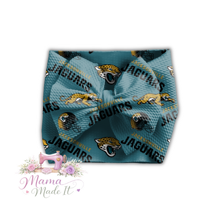 Jacksonville Jaguars baby bummies, skirt, flare pants or headwrap