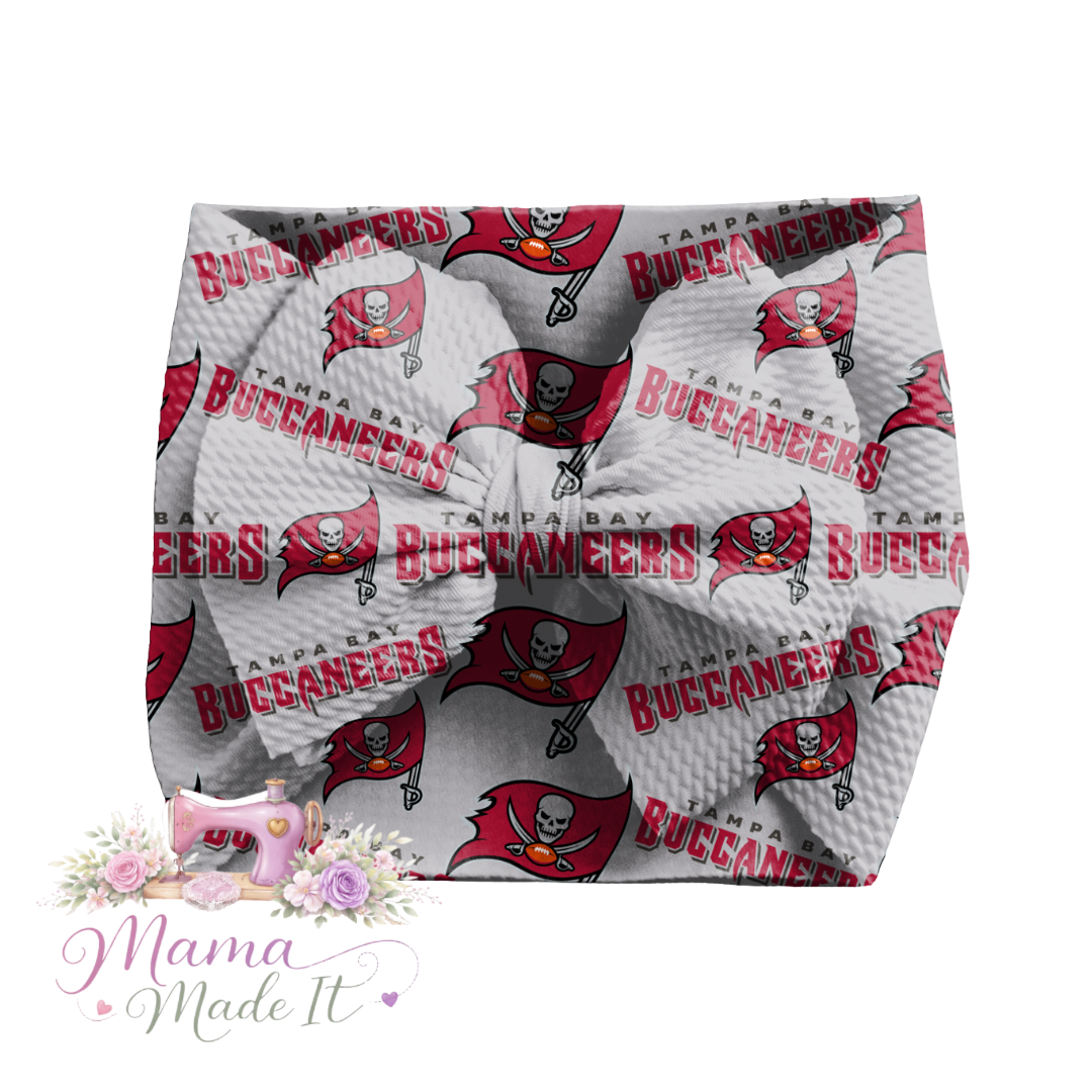 Tampa Bay Buccaneers baby bummies, skirt, flare pants or headwrap