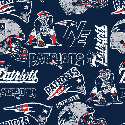 New England Patriots baby bummies, skirt, flare pants or headwrap (Blue)