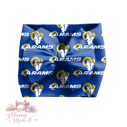 Los Angeles Rams baby bummies, skirt, flare pants or headwrap