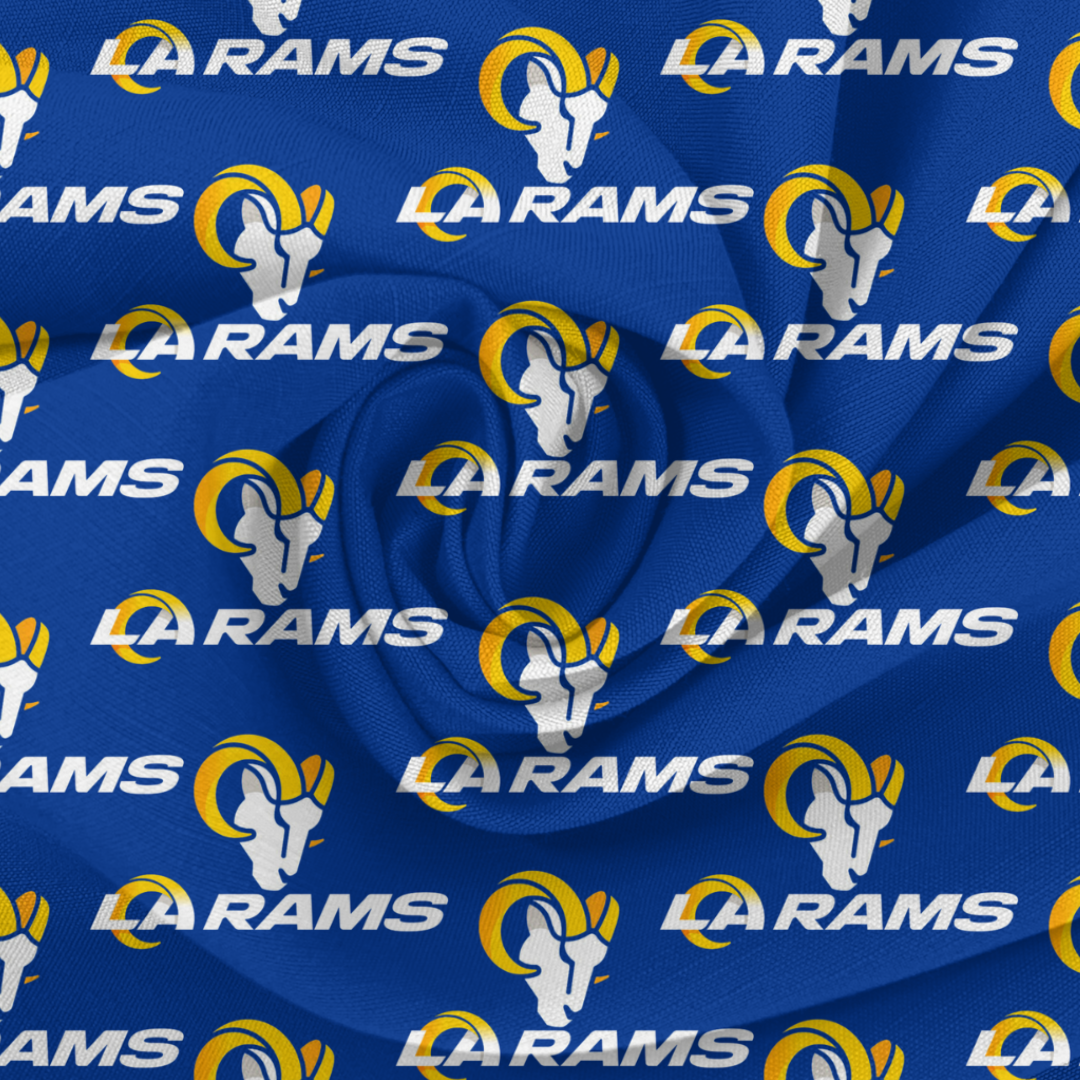 Los Angeles Rams baby bummies, skirt, flare pants or headwrap