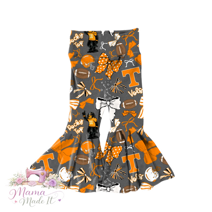 Tennessee Vols baby bummies, skirt, flare pants or headwrap (Copy)