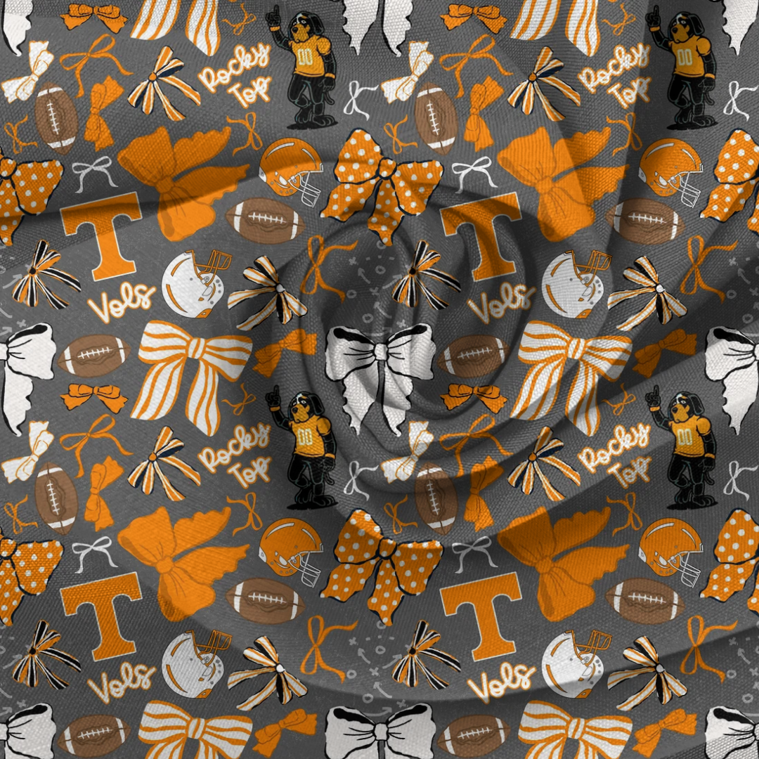 Tennessee Vols baby bummies, skirt, flare pants or headwrap (Copy)