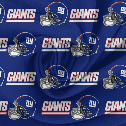 New York Giants, baby bummies, skirt, flare pants or headwrap