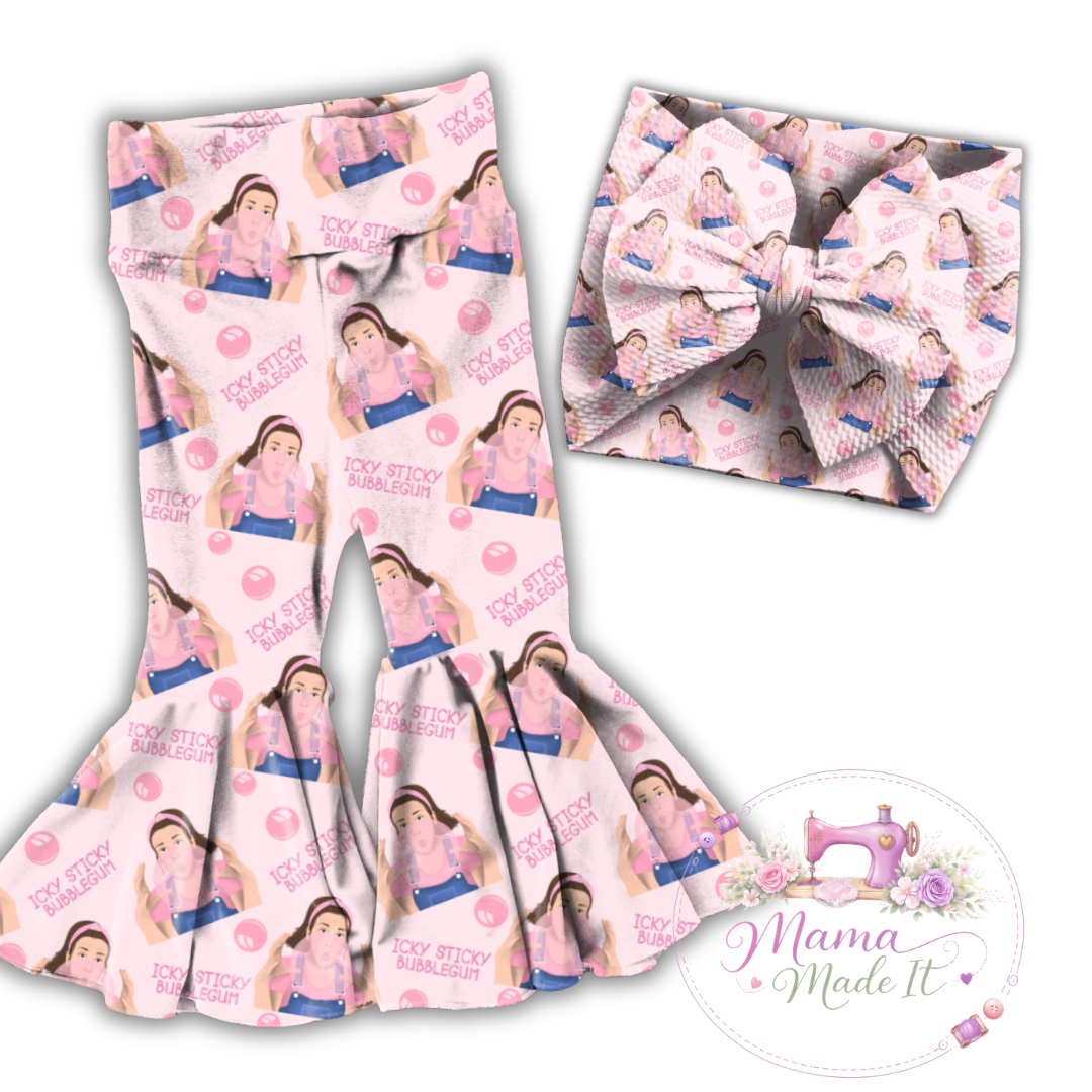 Ms Rachel Bummie, Flare pants or  Headwrap bow